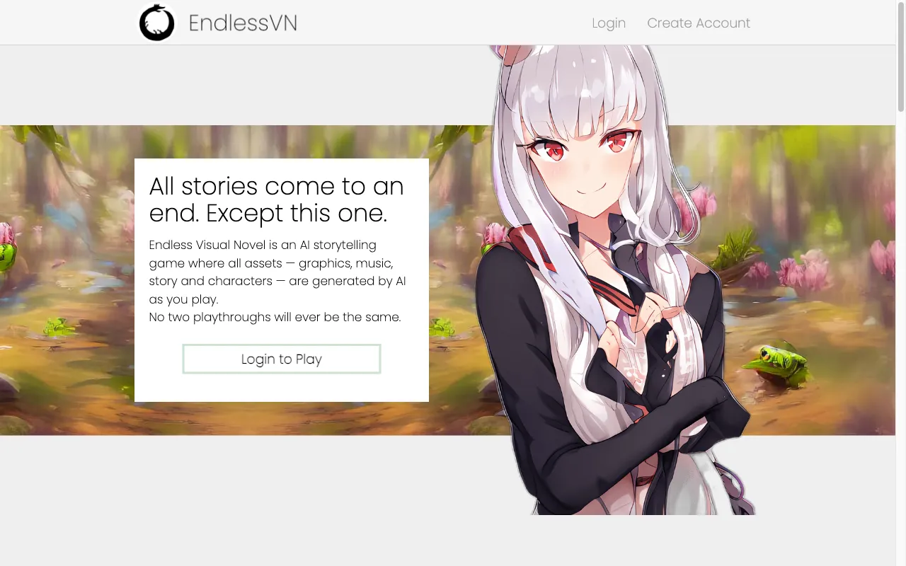 Endless Visual Novel — preview screenshot