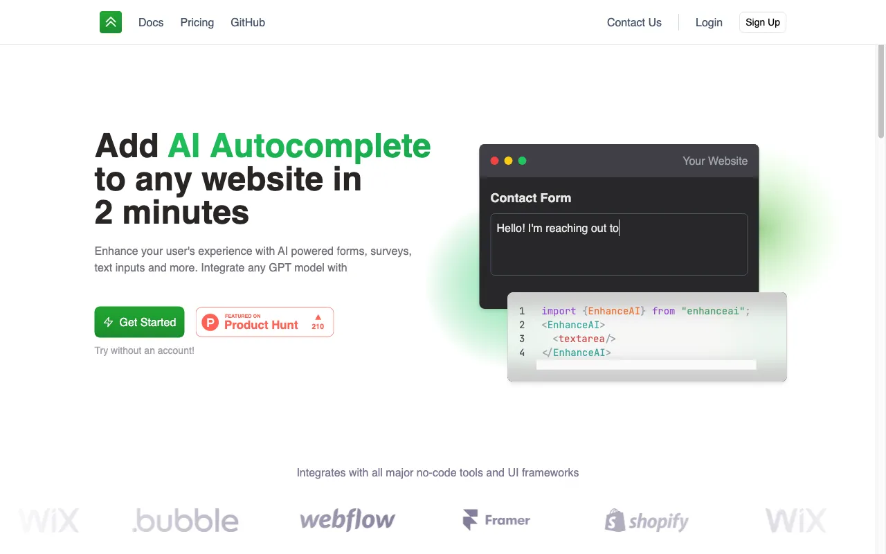 EnhanceAI — preview screenshot