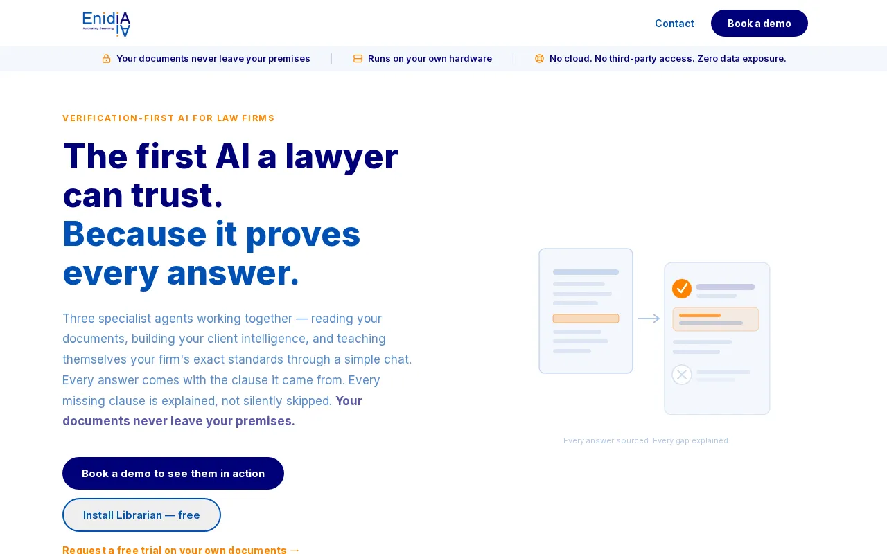 Enidia AI SARL-S — preview screenshot