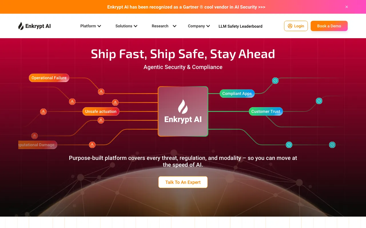 Enkrypt AI — preview screenshot