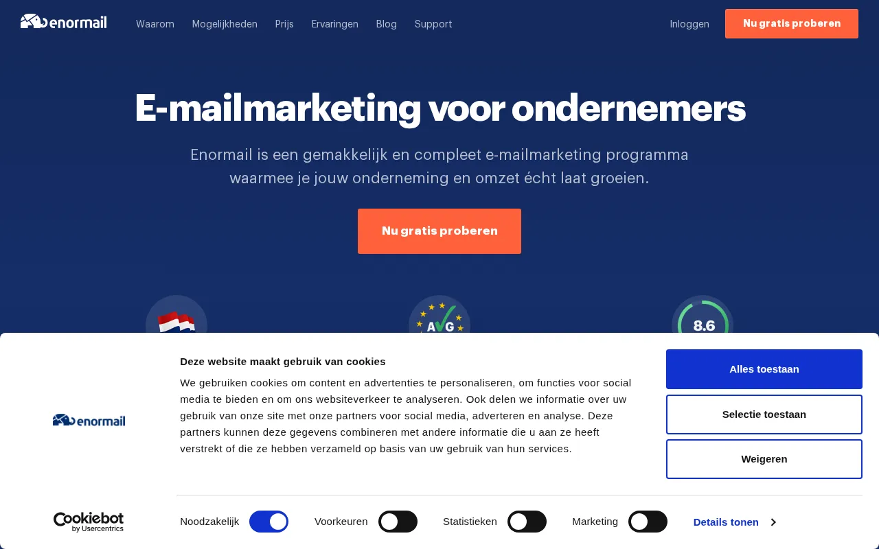 Enormail — preview screenshot