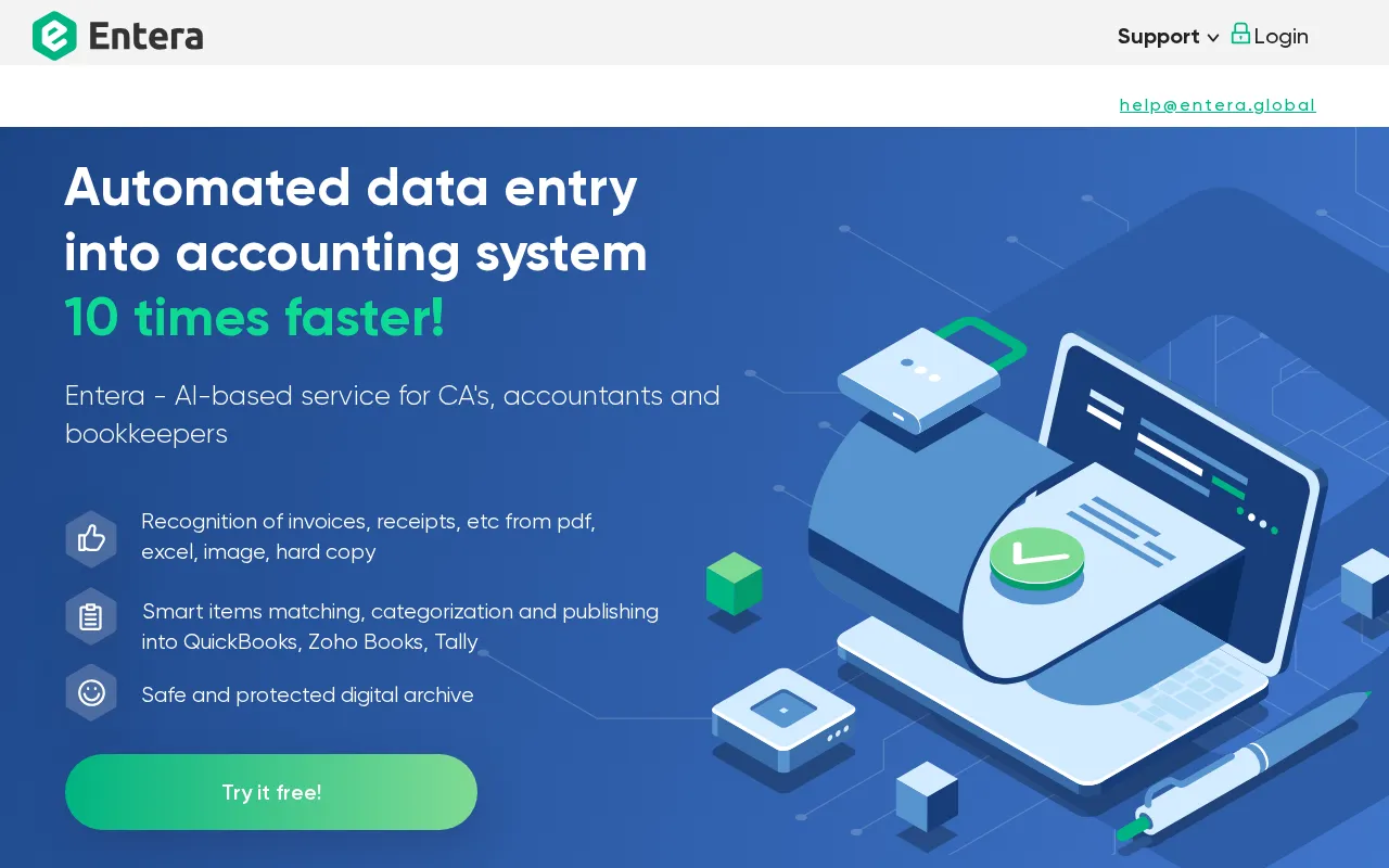 Entera — preview screenshot