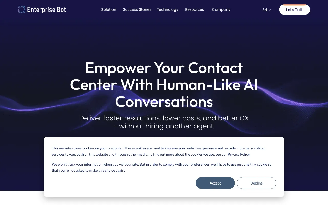 Enterprise Bot — preview screenshot