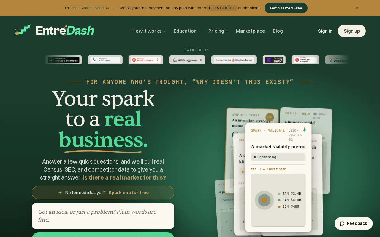 EntreDash — preview screenshot