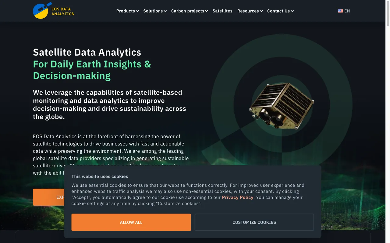 EOS Data Analytics — preview screenshot