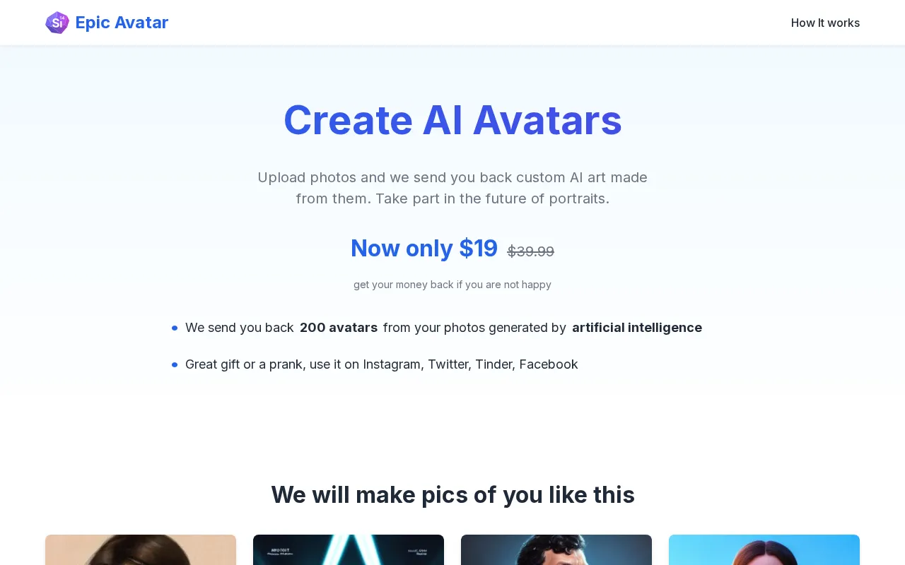 Epic Avatar — preview screenshot