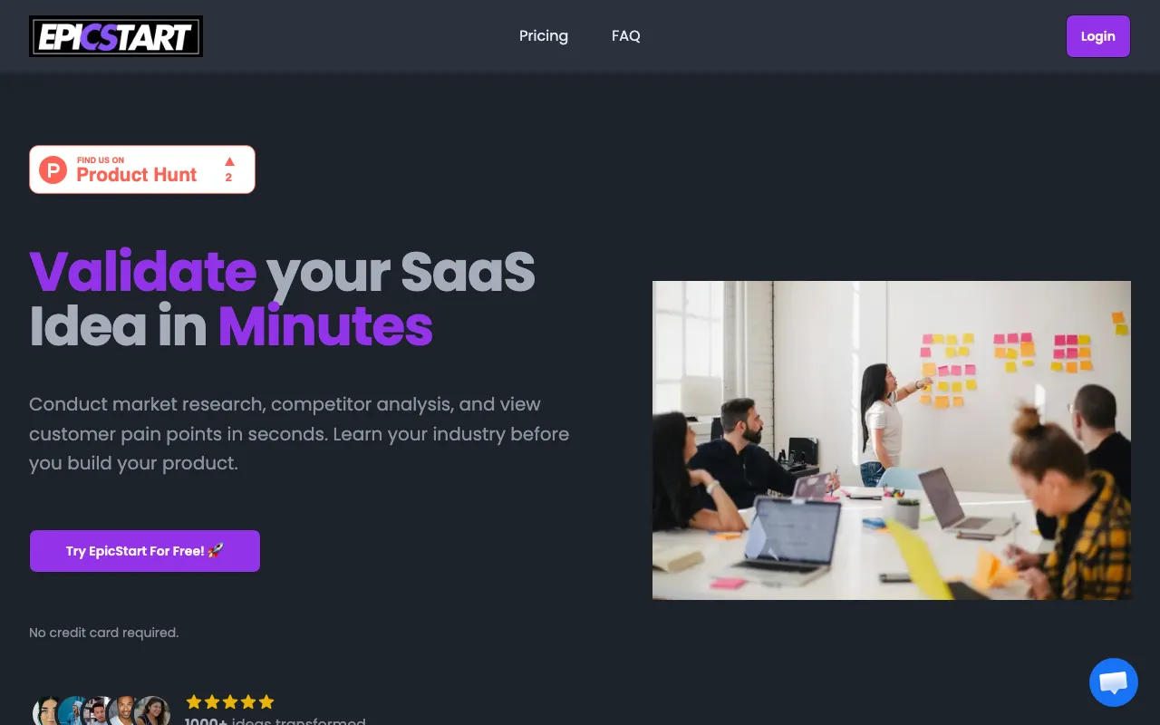 EpicStart — preview screenshot