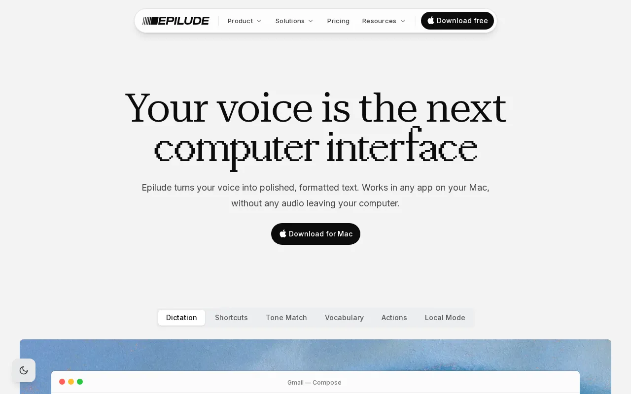 Epilude — preview screenshot