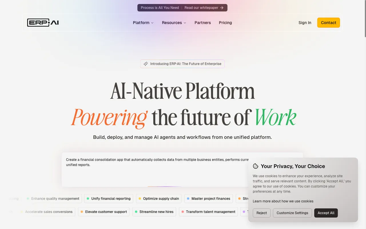 ERP.AI — preview screenshot