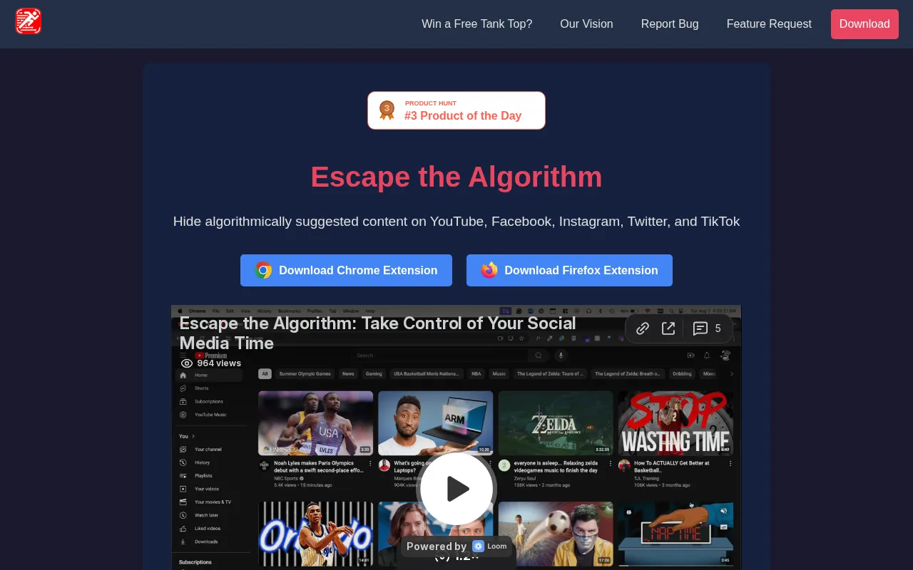 Escape the Algorithm — preview screenshot