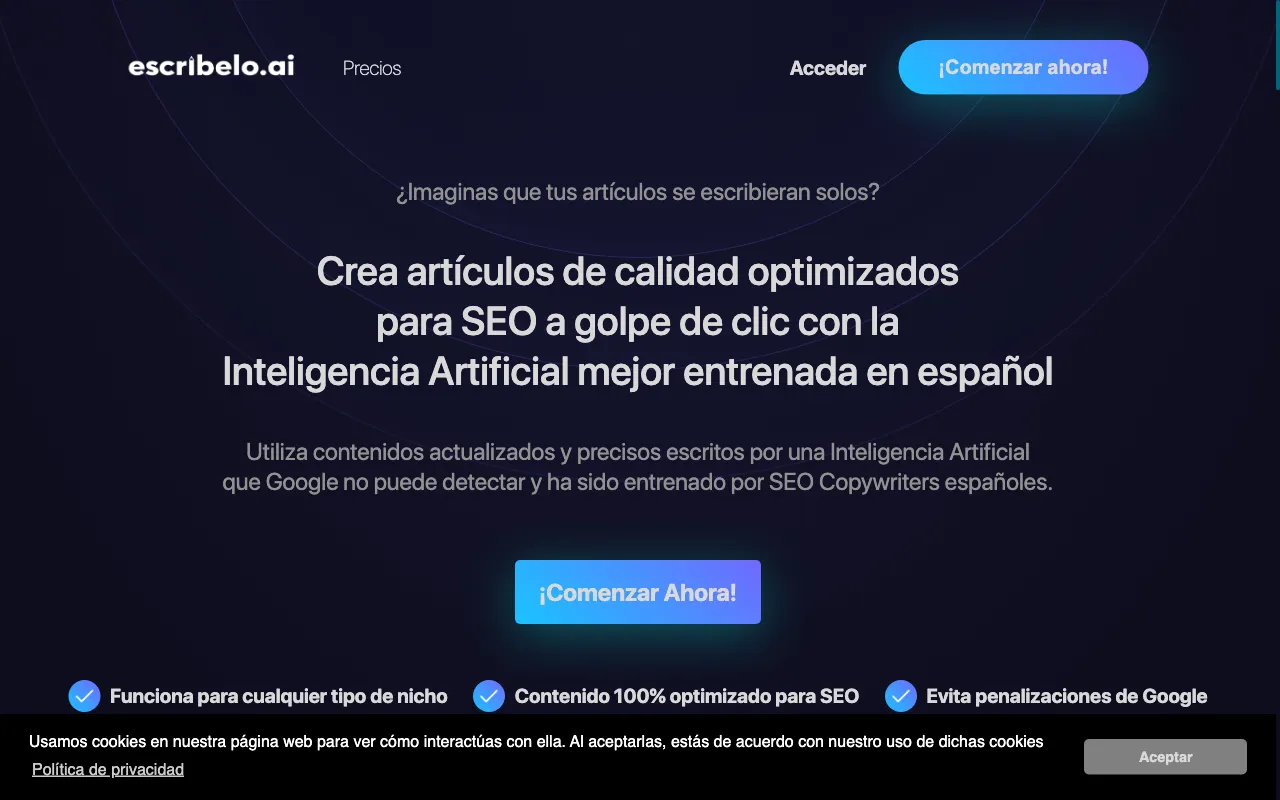 Escríbelo — preview screenshot