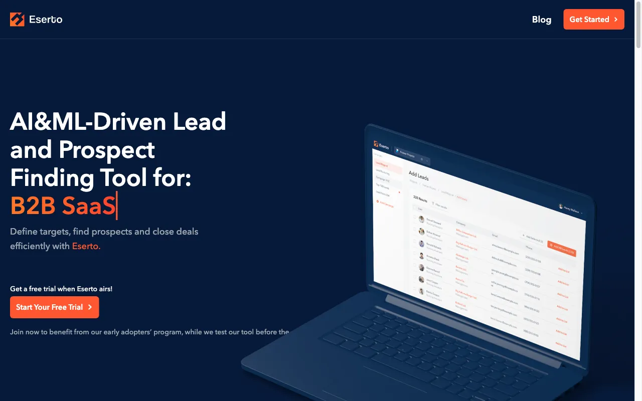 eserto.com — preview screenshot