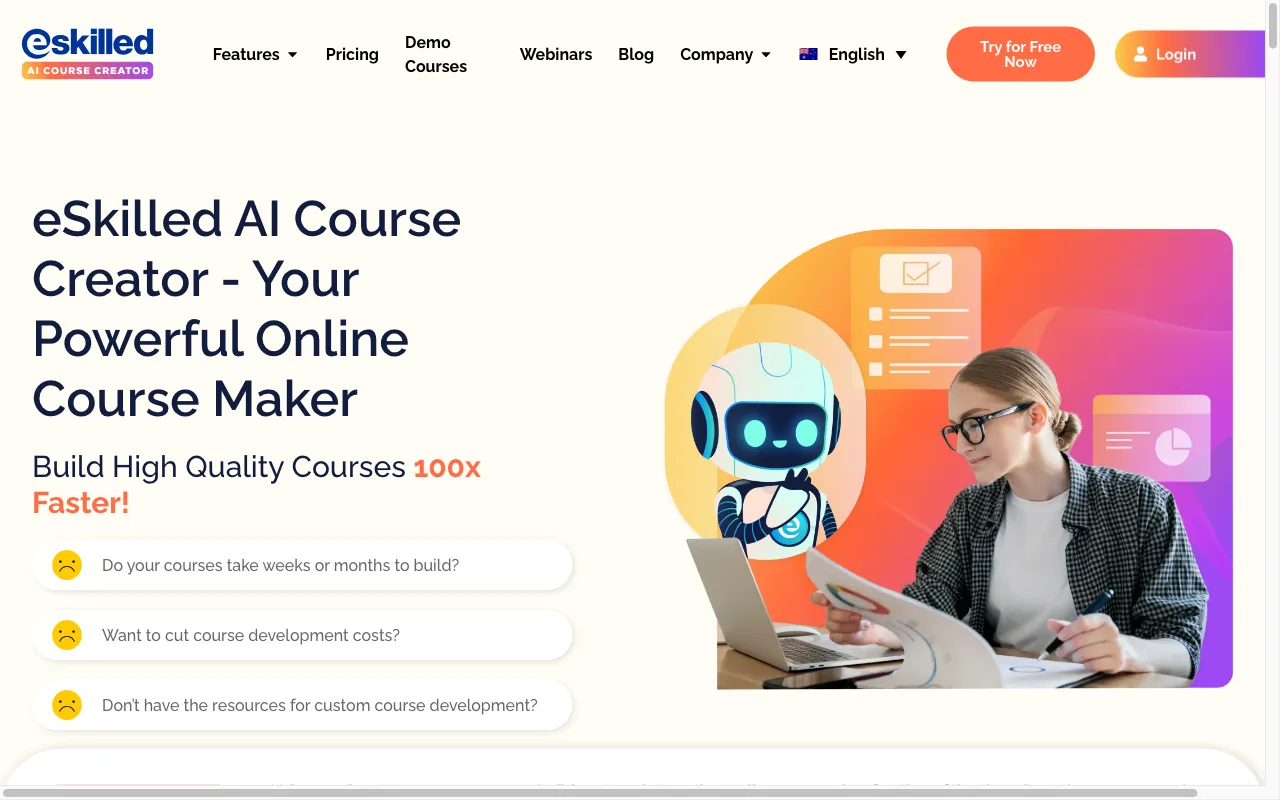 eSkilled AI Course Creator — preview screenshot