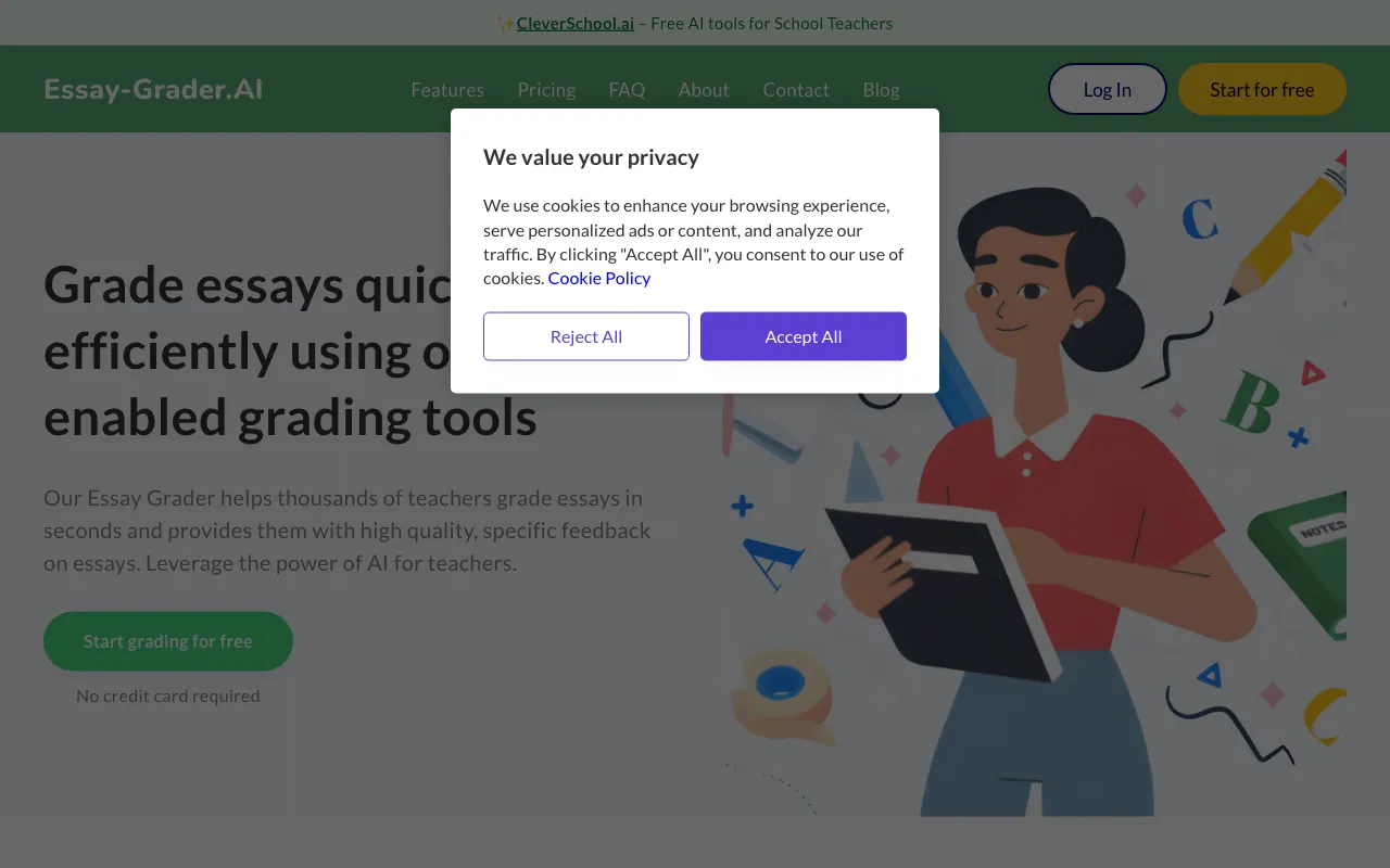 Essay-Grader.ai — preview screenshot