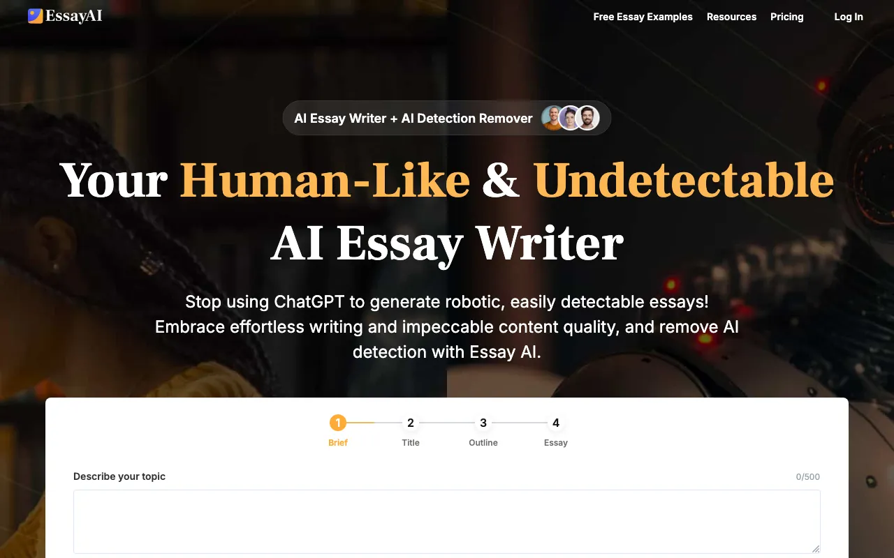 EssayAI ai — preview screenshot