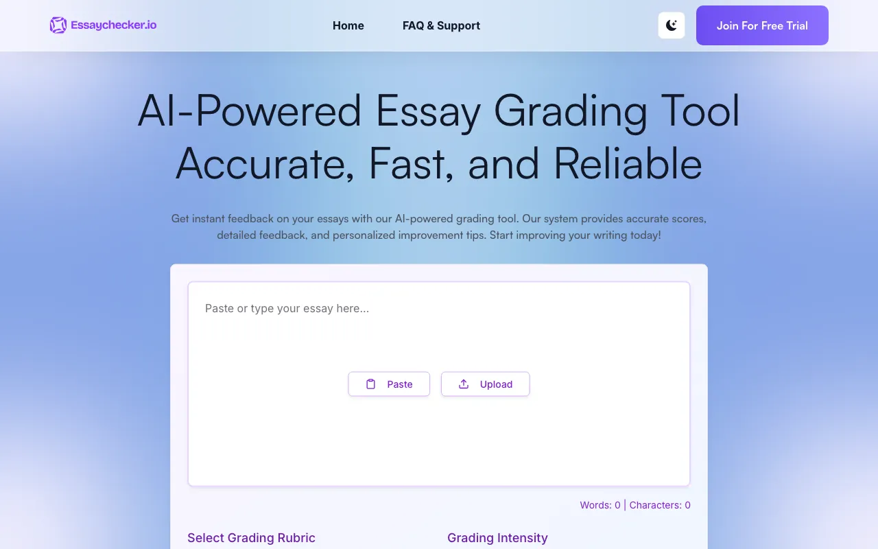 EssayChecker.io — preview screenshot
