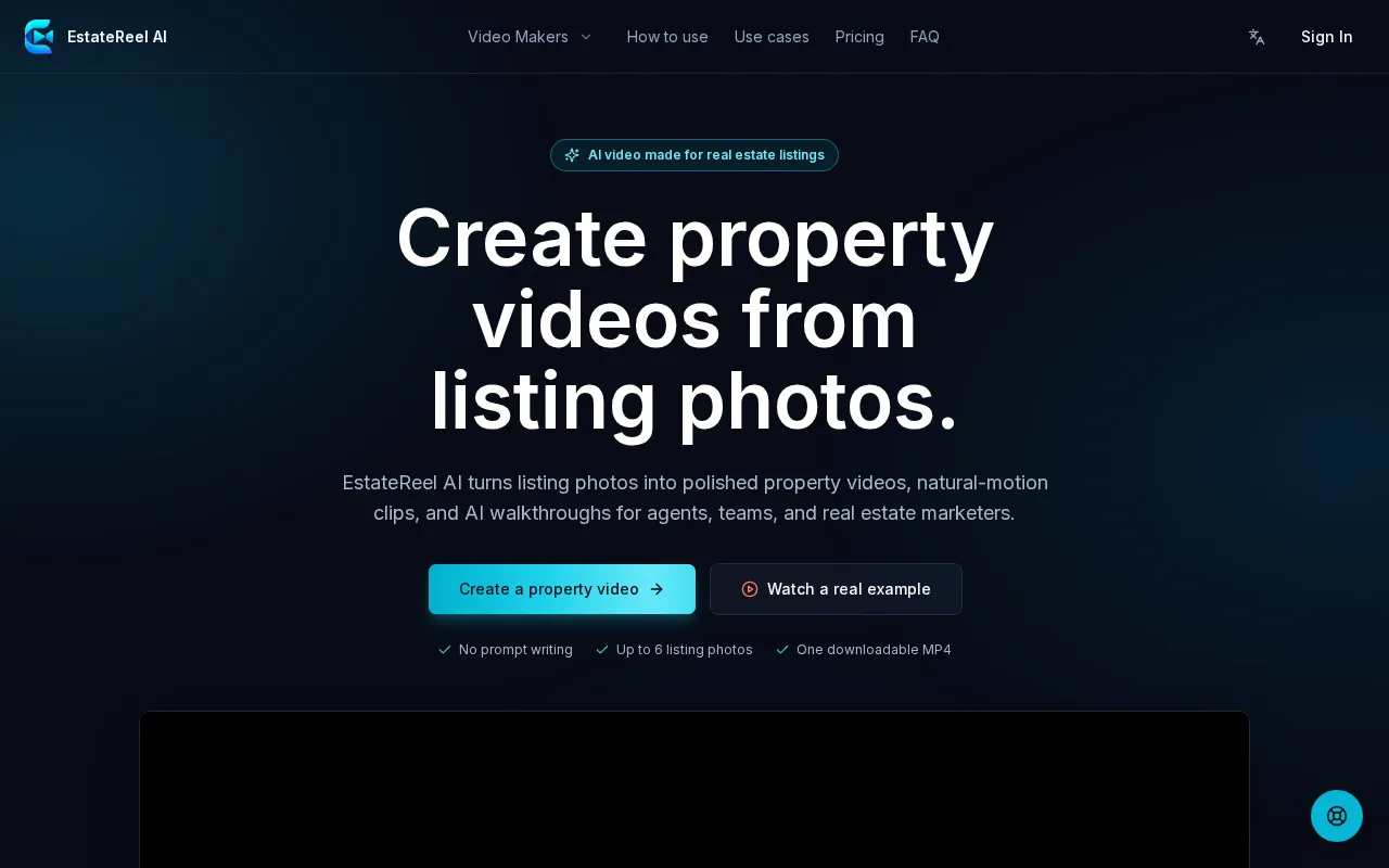 EstateReel AI — preview screenshot