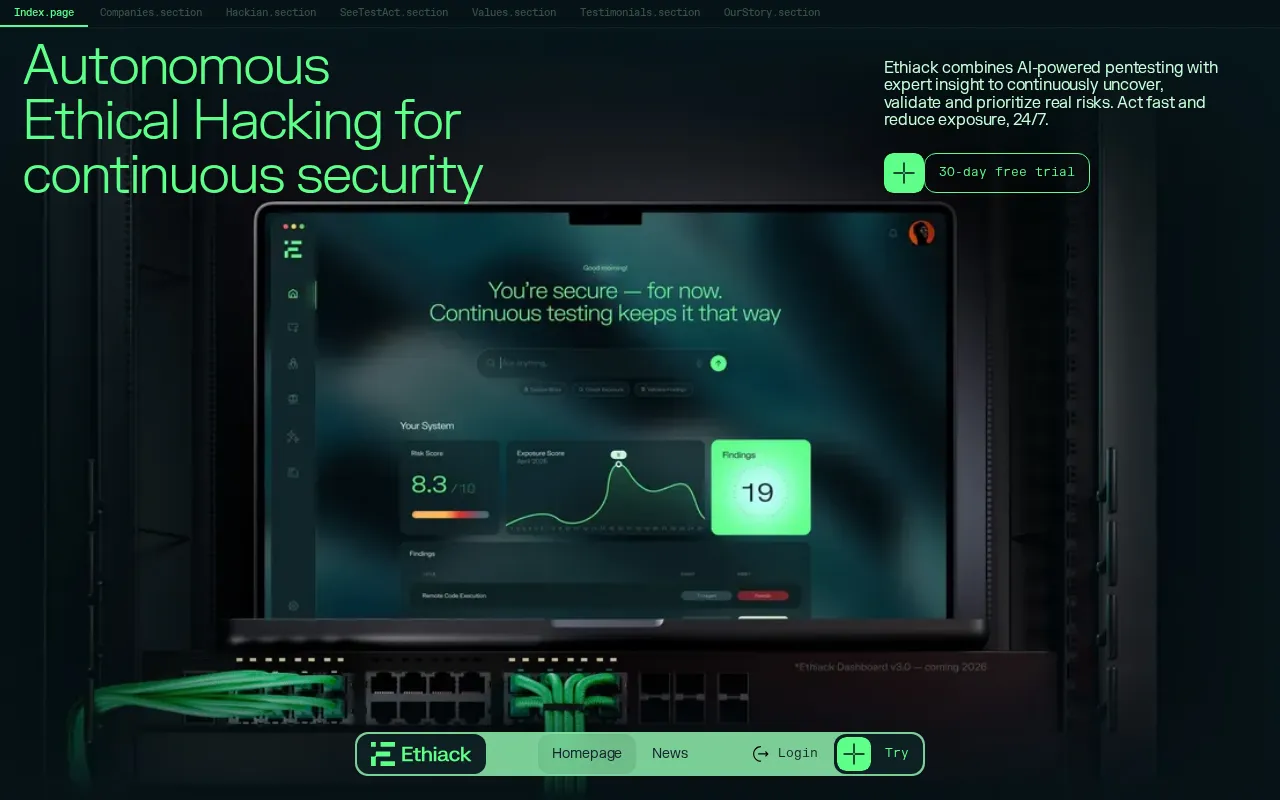 Ethiack — preview screenshot