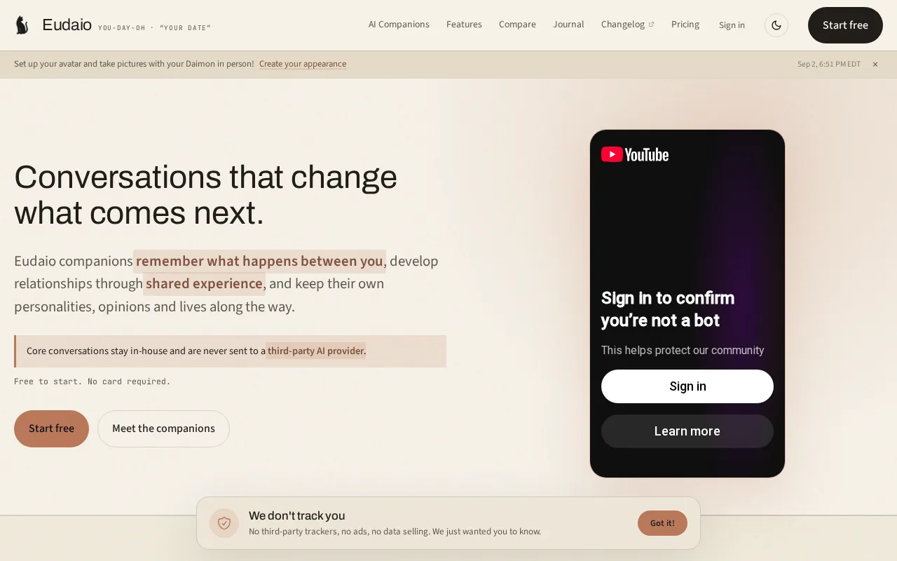 Eudaio — preview screenshot