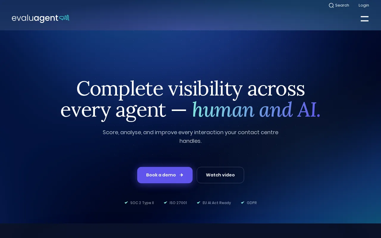 evaluagent — preview screenshot