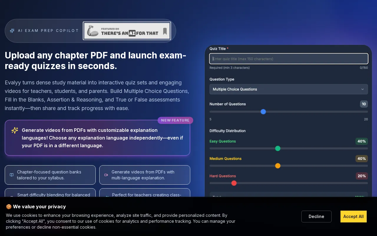 Evalyy — preview screenshot
