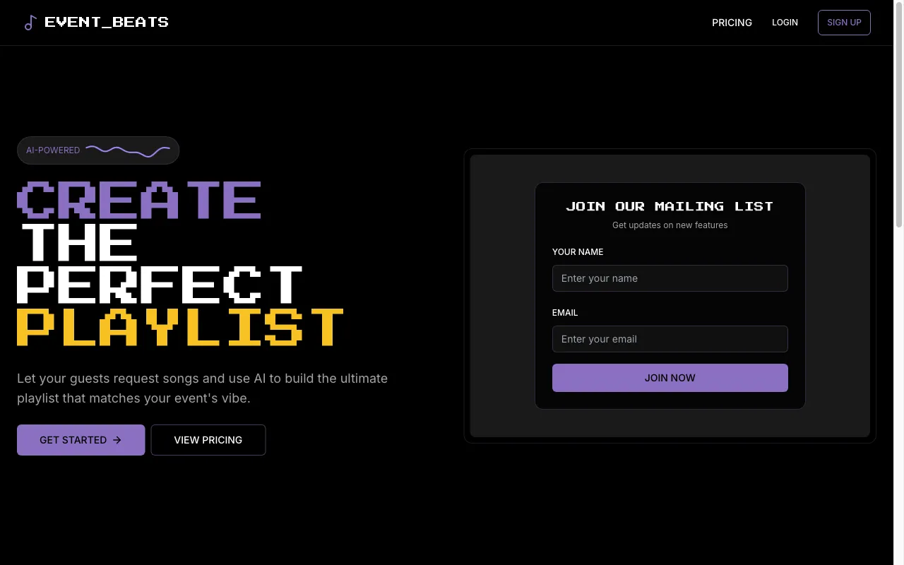 Event Beats — preview screenshot