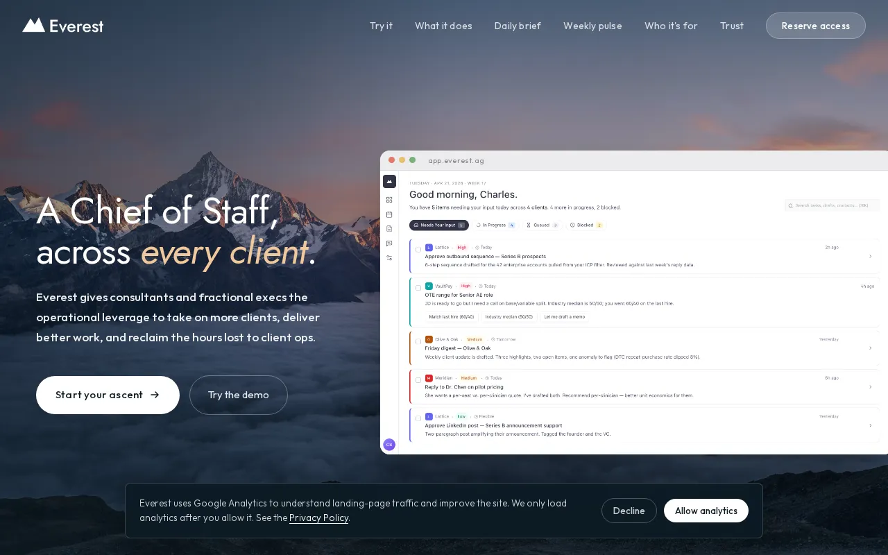 Everest — preview screenshot