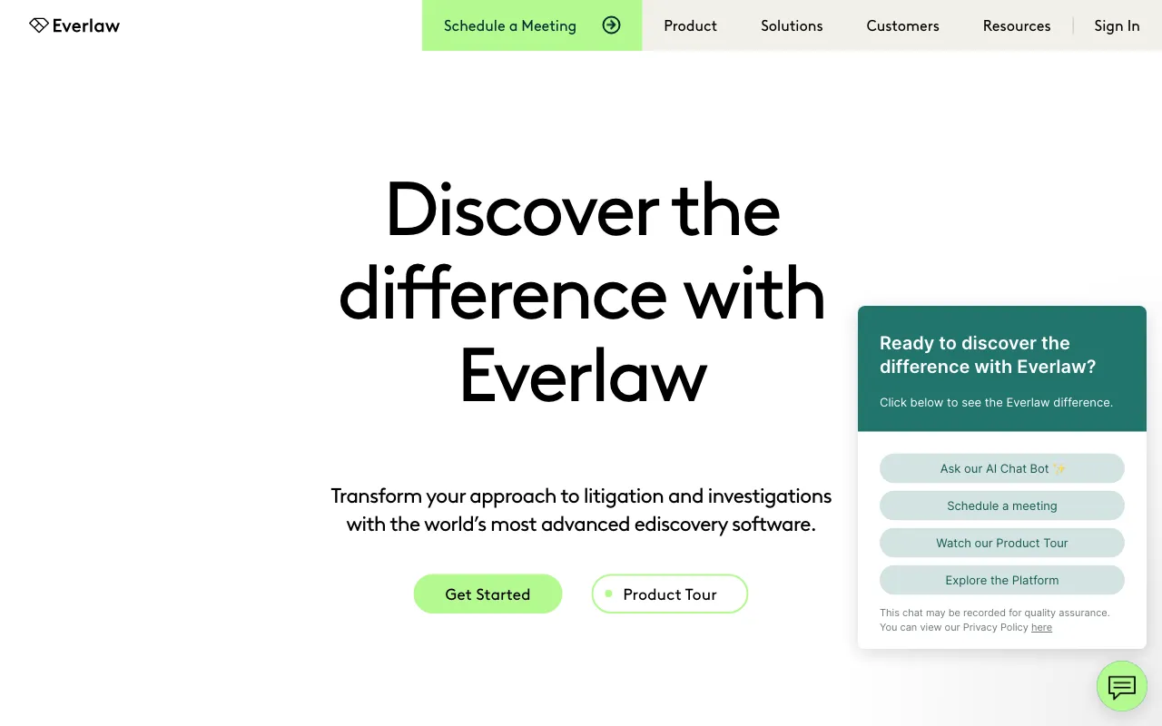 Everlaw — preview screenshot
