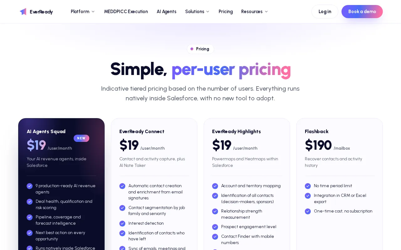 EverReady — pricing page
