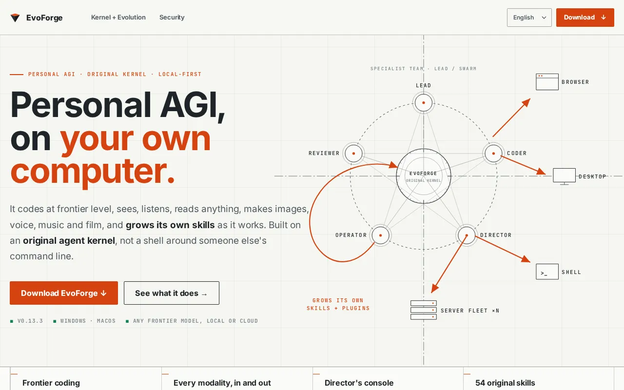 EvoForge — preview screenshot