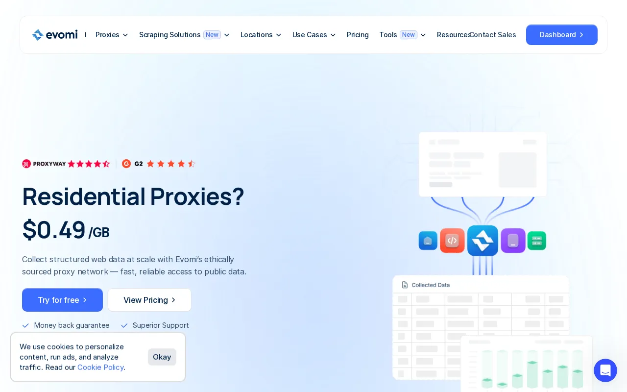 Evomi — preview screenshot
