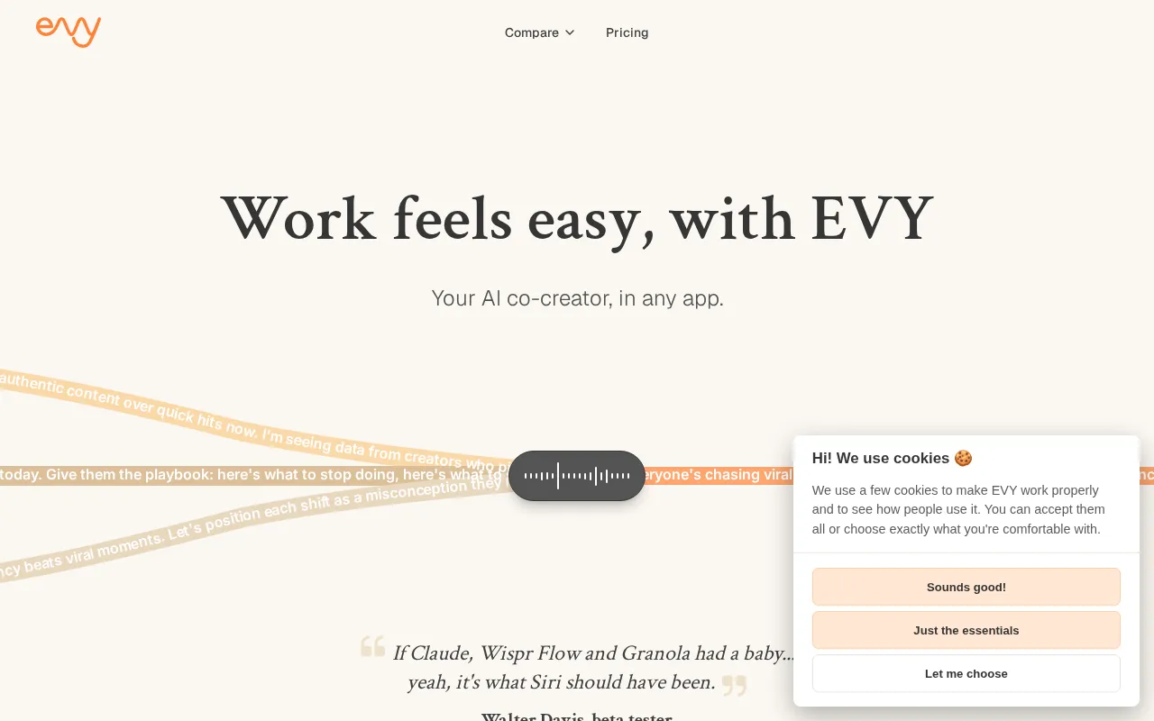 EVY — preview screenshot