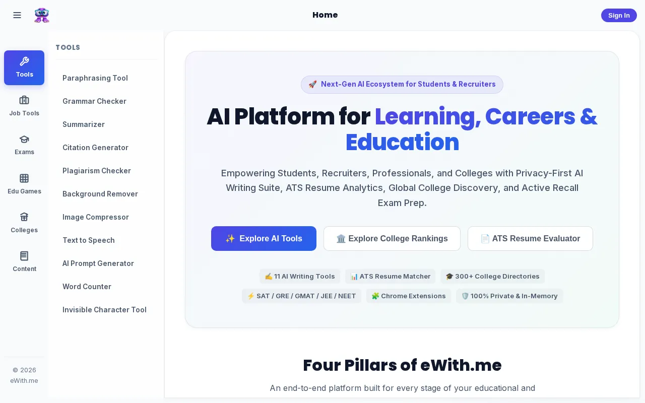 Ewith.Me — preview screenshot