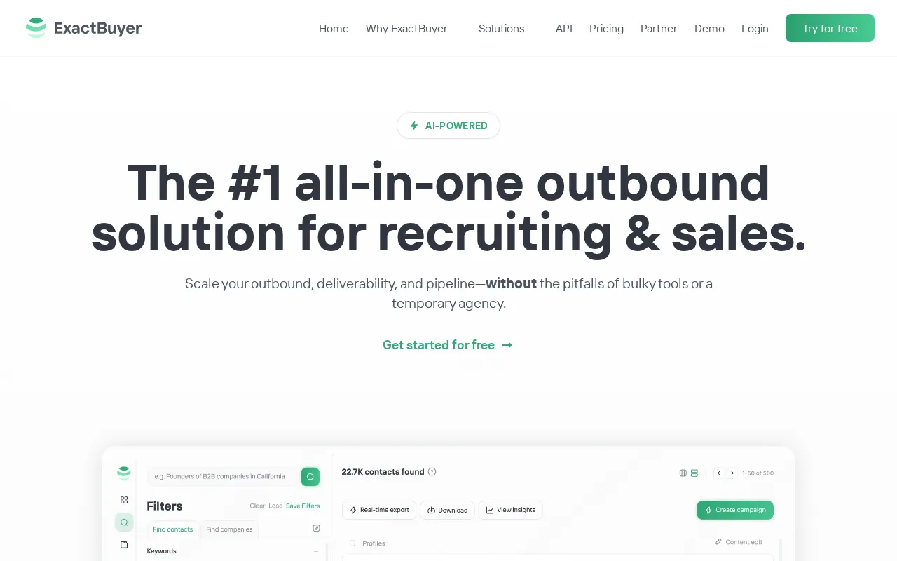 ExactBuyer Search — preview screenshot