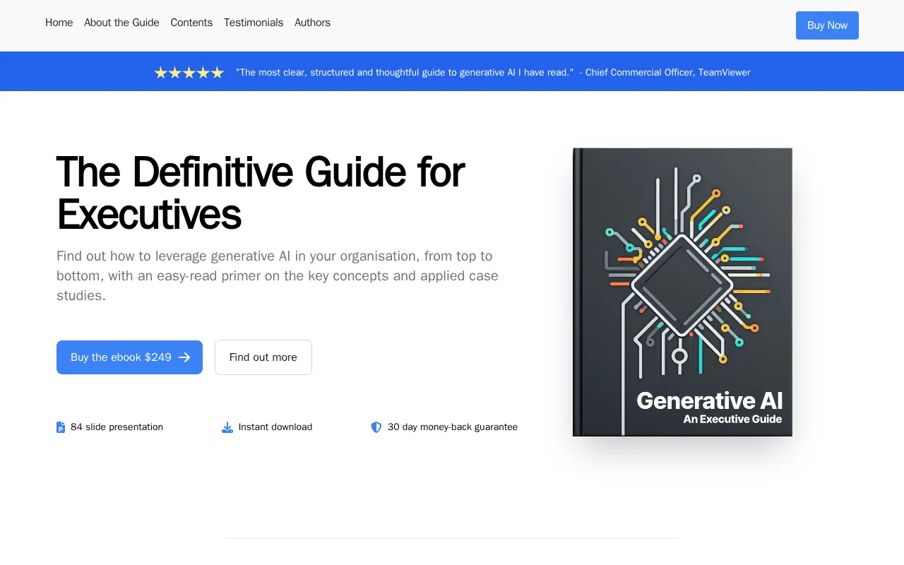 executiveguide.ai — preview screenshot