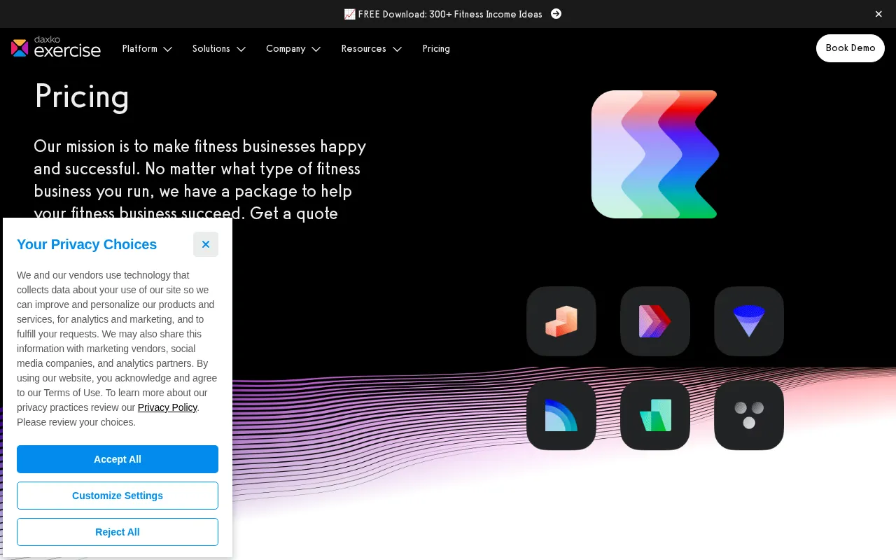 Exercise — pricing page