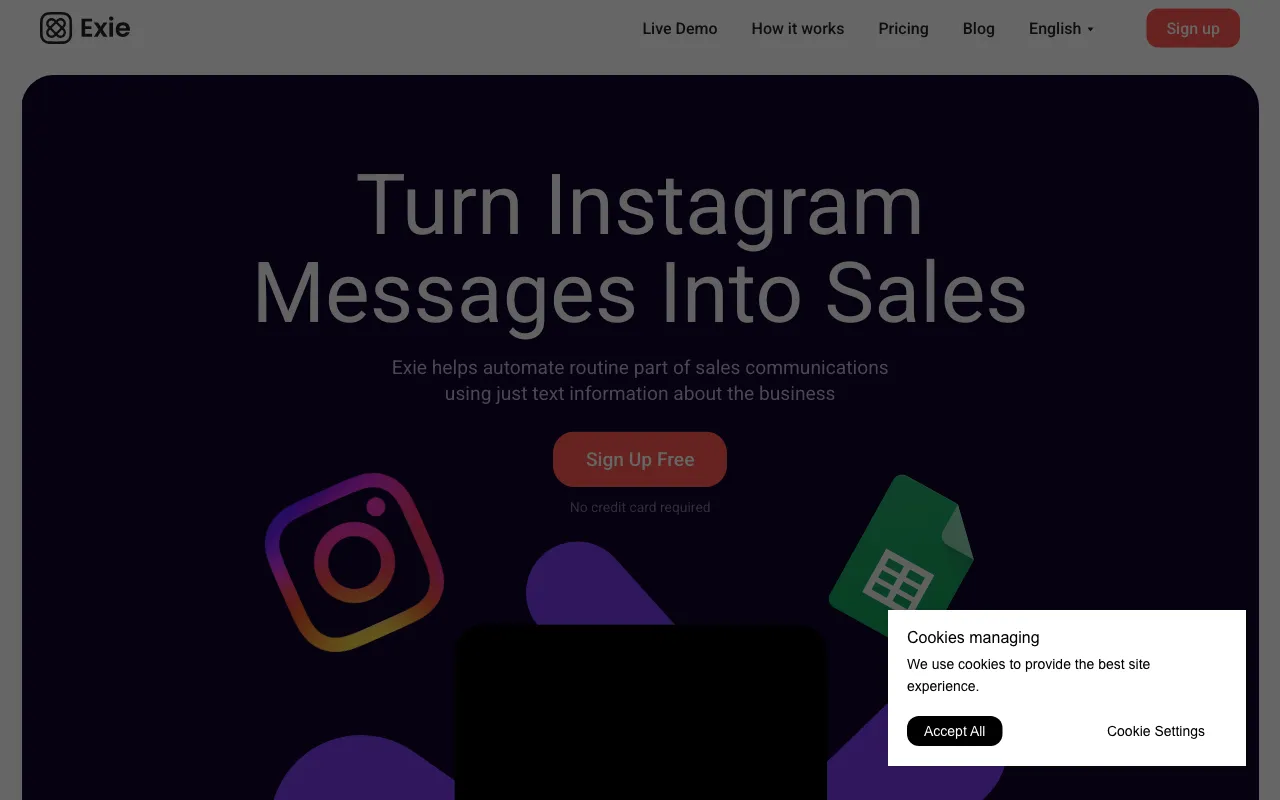 Exie — preview screenshot