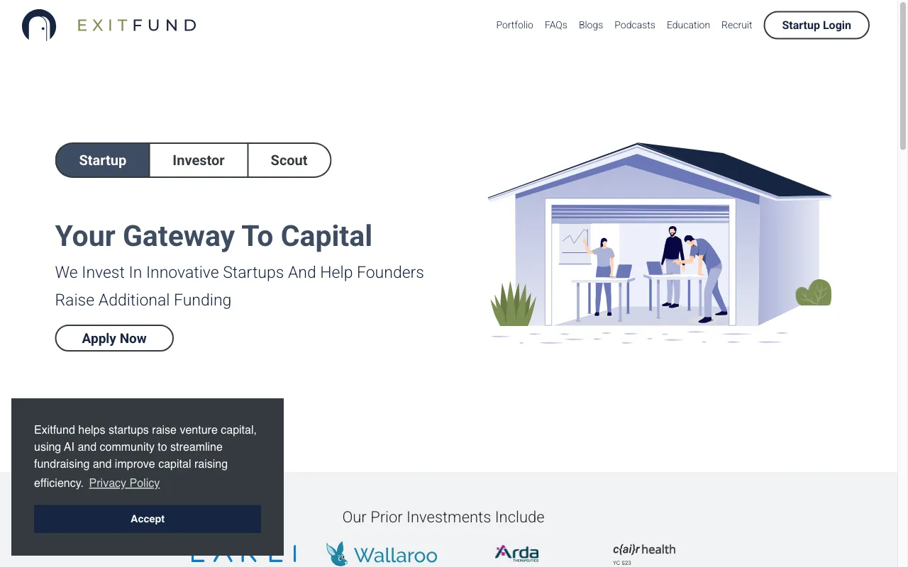 Exitfund — preview screenshot