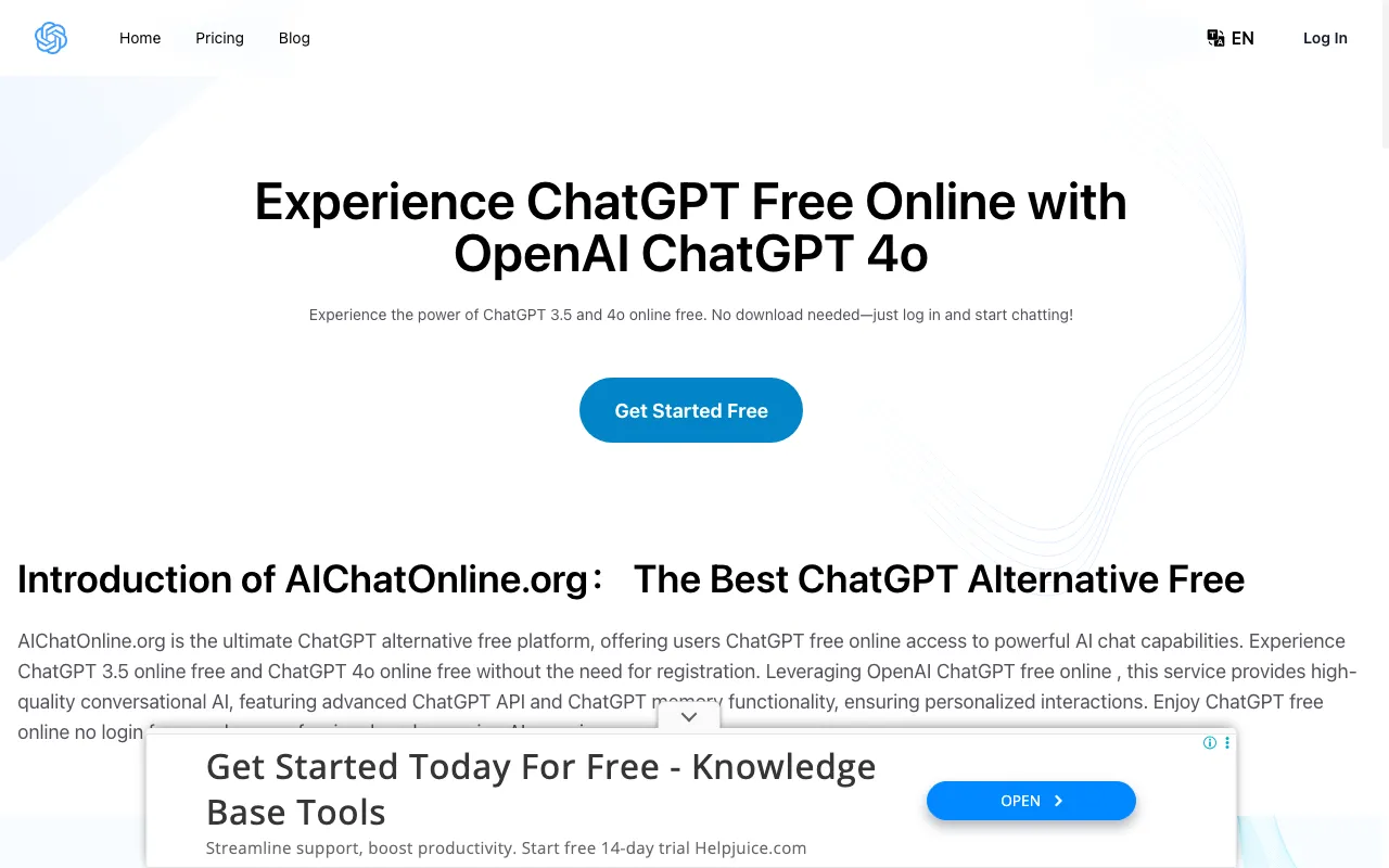 AIChatOnline.org — preview screenshot