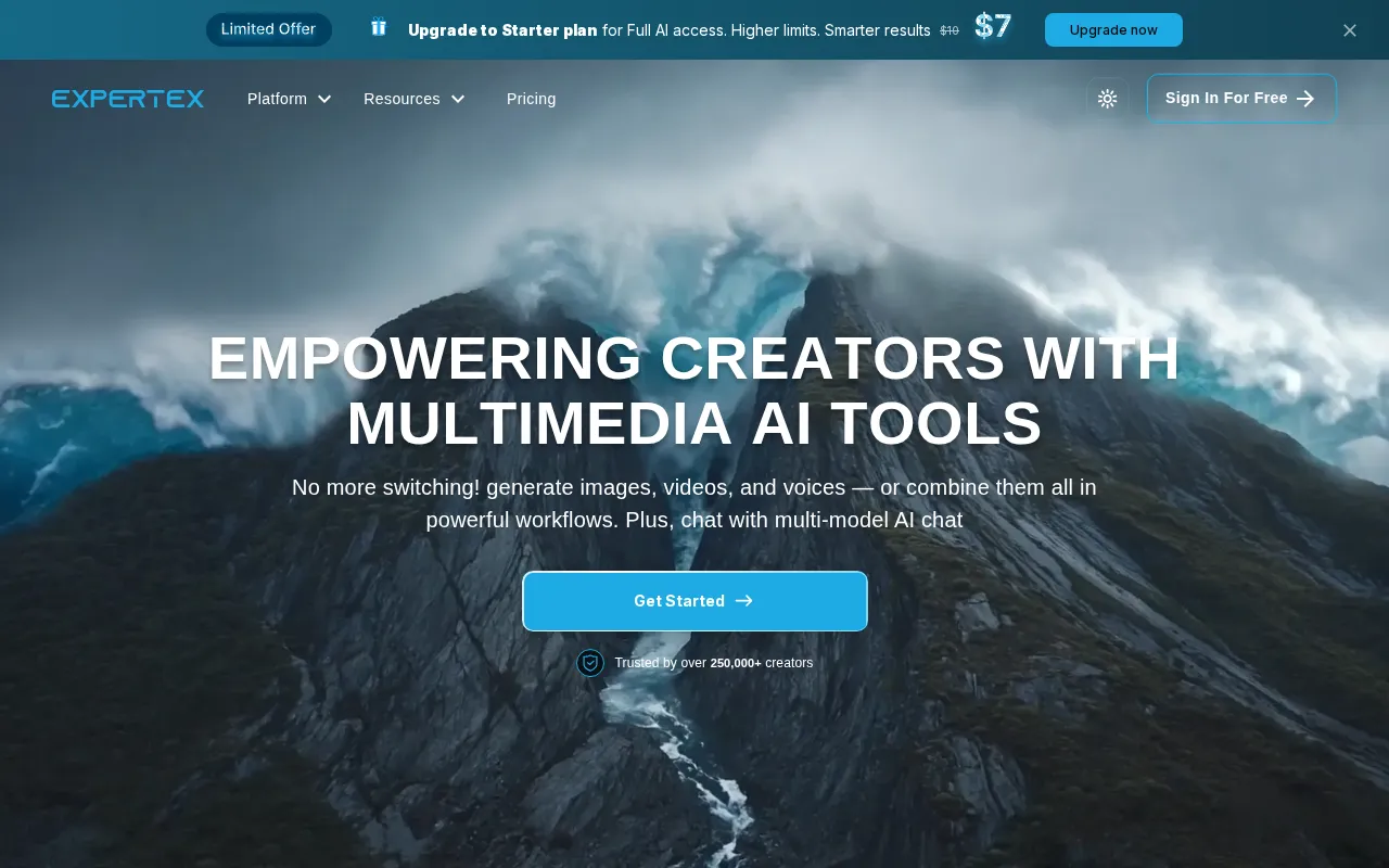 Expertex AI — preview screenshot