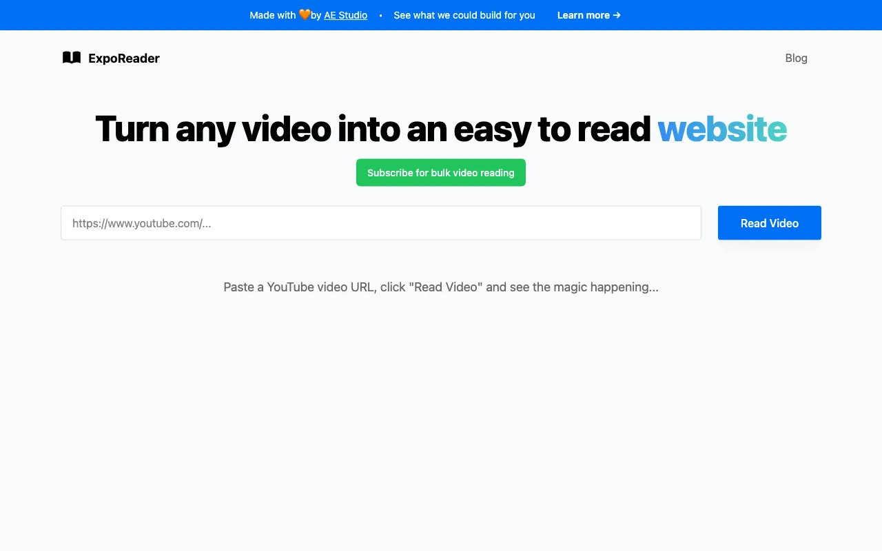 ExpoReader — preview screenshot