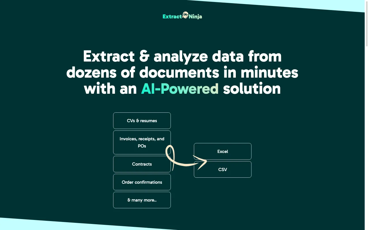 ExtractNinja — preview screenshot