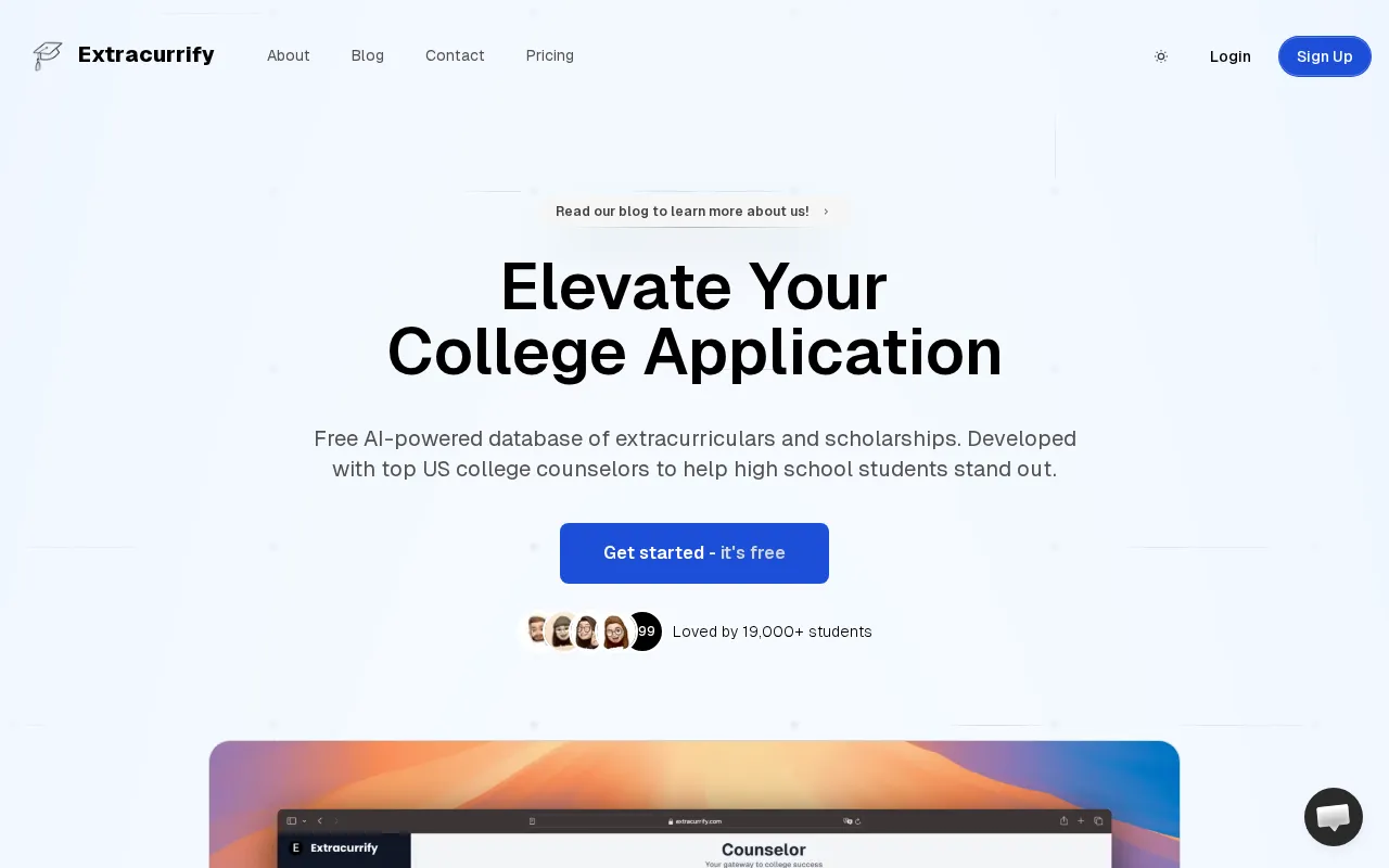 Extracurrify — preview screenshot