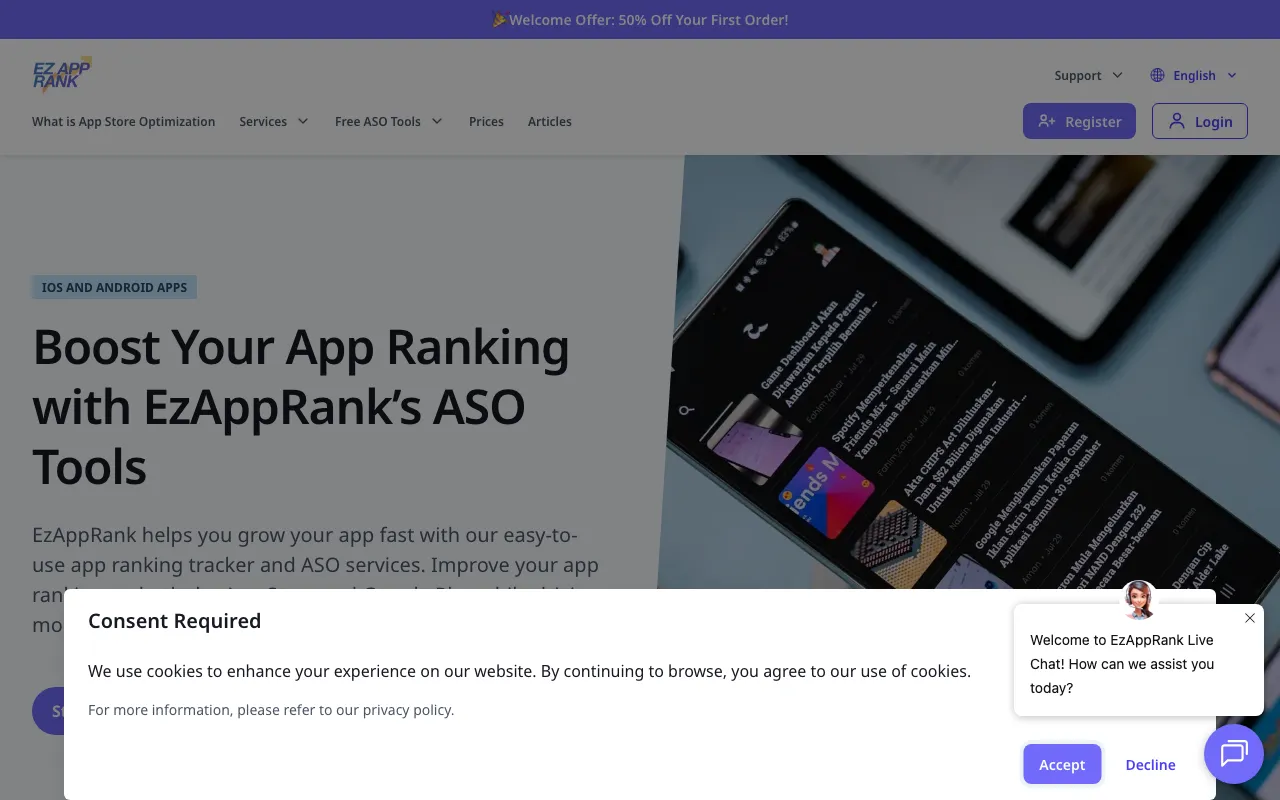 EzAppRank — preview screenshot