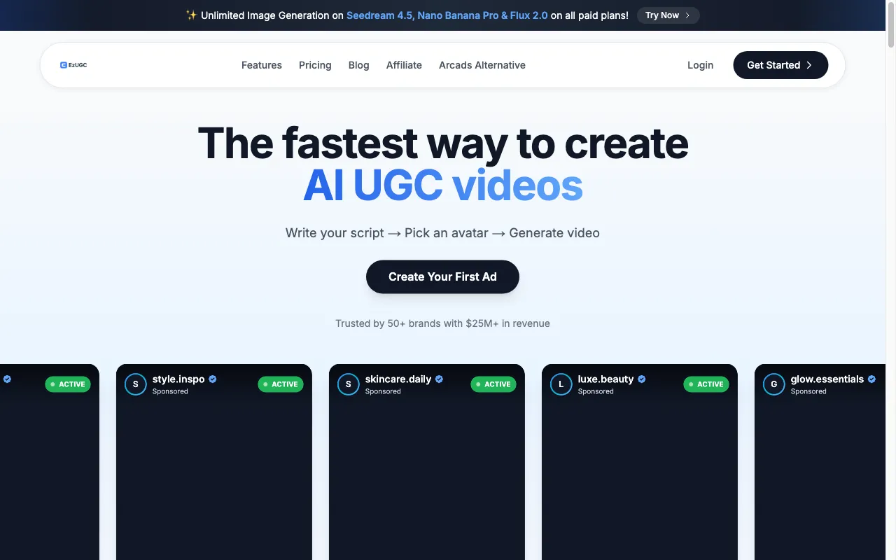 EzUGC — preview screenshot