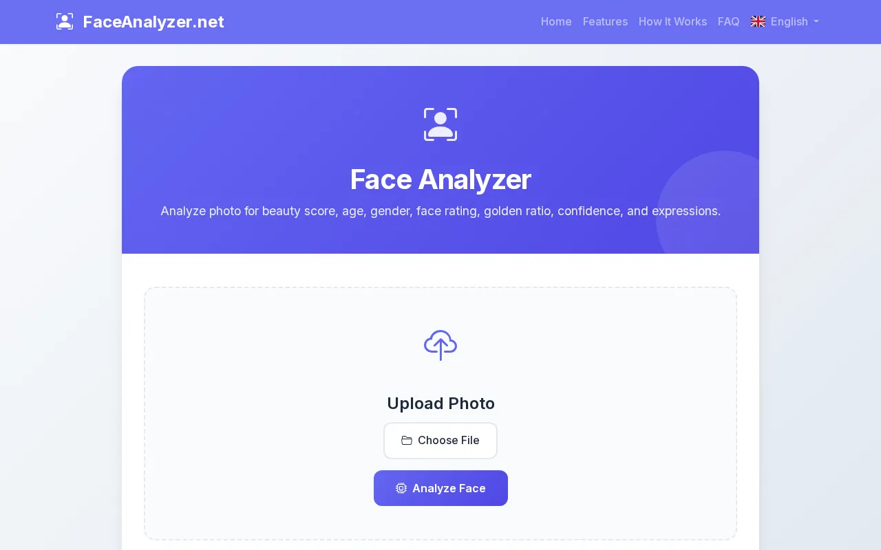 Face Analyzer — preview screenshot