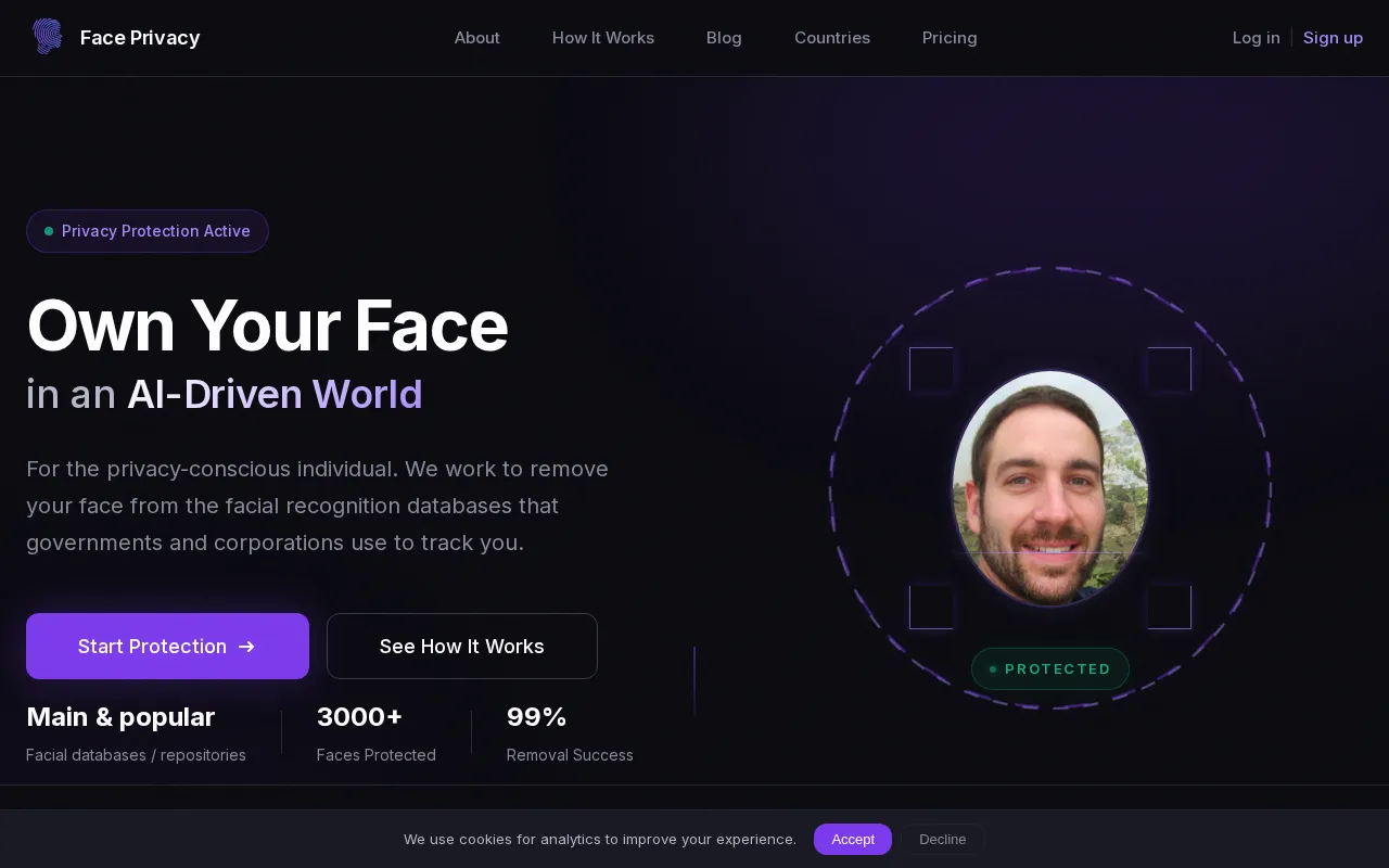 Face Privacy — preview screenshot