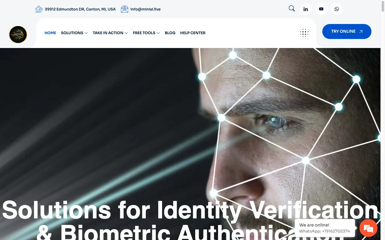 Face Recognition, Liveness Detection, ID Document — preview screenshot