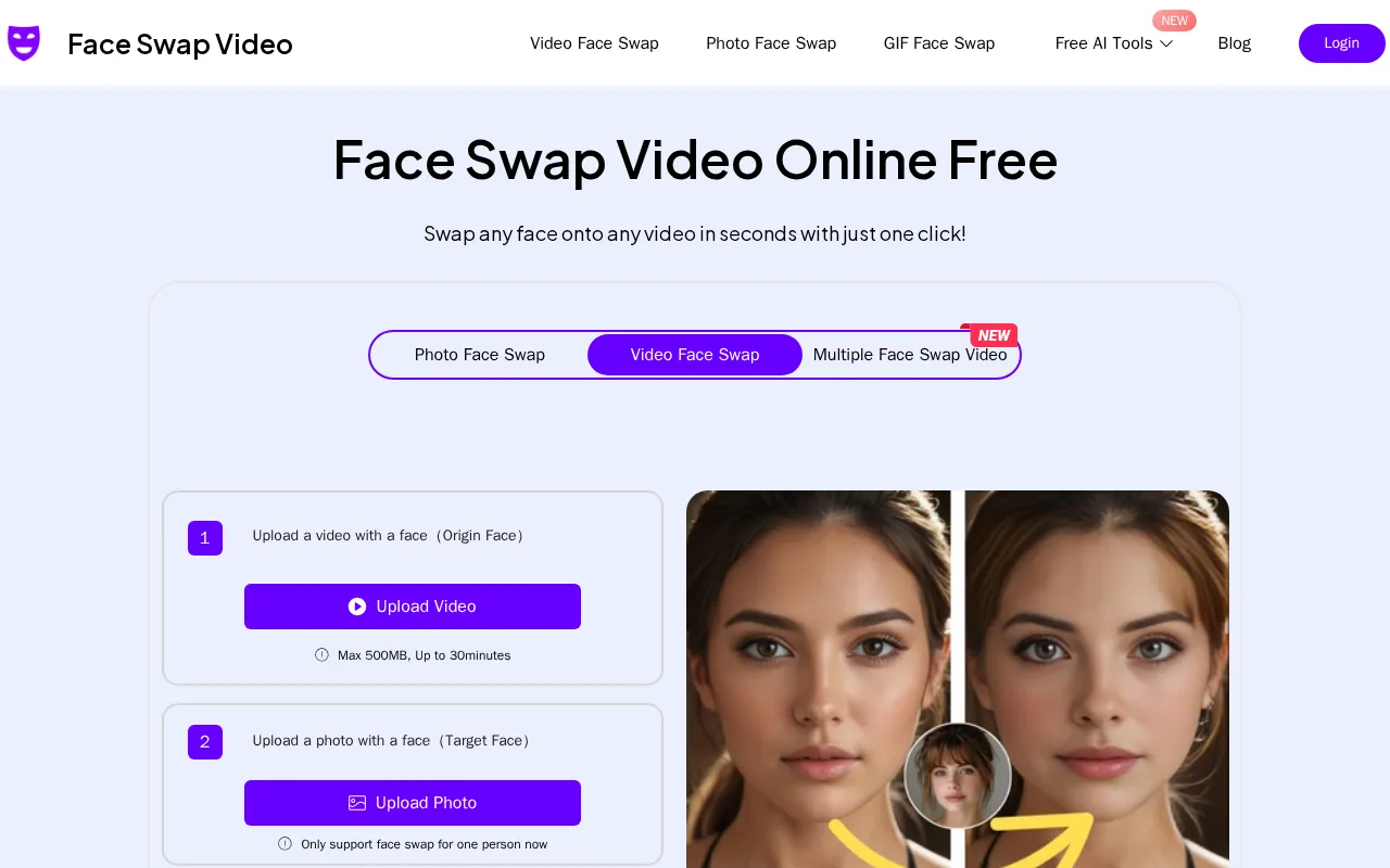Face Swap Video — preview screenshot