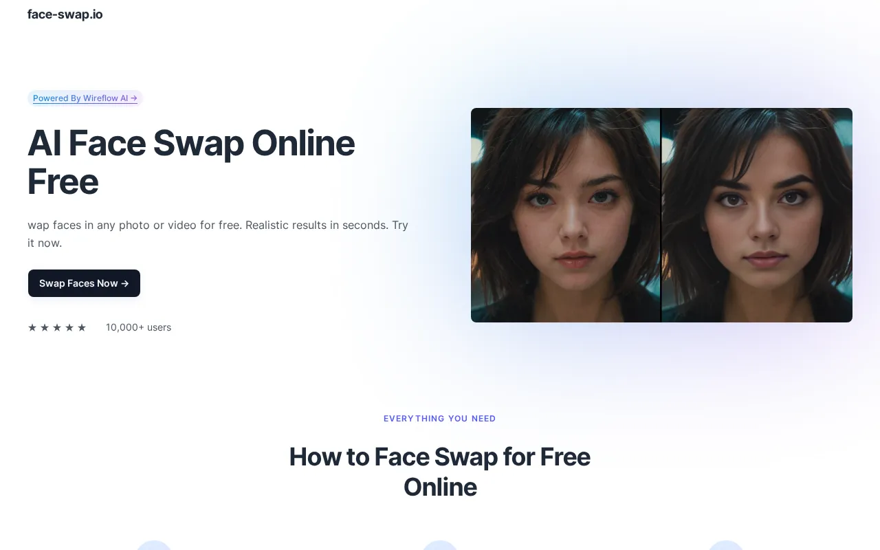 face-swap.io — preview screenshot